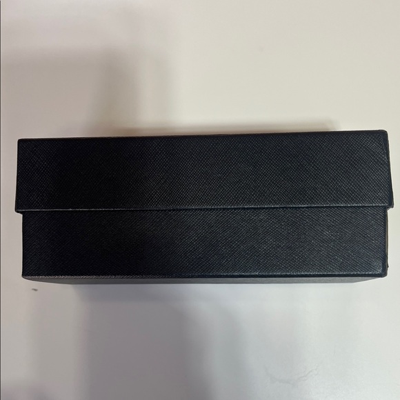 Prada Black Saffiano Men's Glasses Case with Logo - Picture 3 of 4